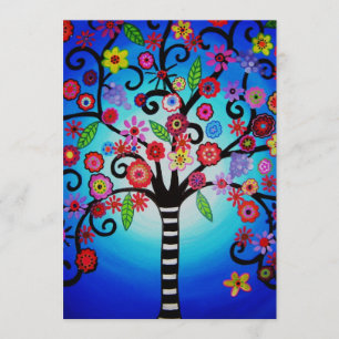 CARTE ARBRE DE VIE BAT MITZVAH BAR