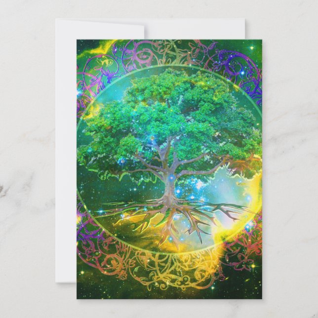 Carte Arbre de vie bien-être (Devant)