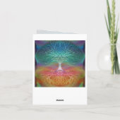 Carte Arbre de vie Coeurs arc-en-ciel (Dos)