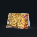 Carte Arbre de vie Gustav Klimt Nouveau<br><div class="desc">L'arbre de vie (1909) est une belle peinture du peintre sécessionniste de Vienne Gustav Klimt. Connu pour la peinture avec de l'or pur,  son art est vibrant et amusant. L'Arbre de Vie est une peinture classique Art nouveau.</div>