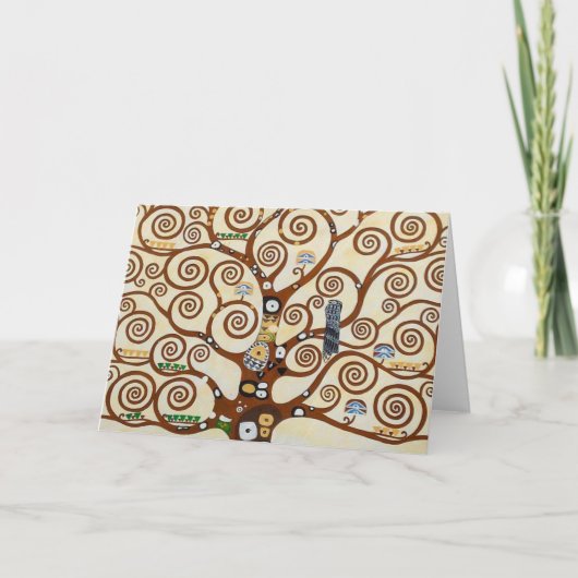Carte Arbre De Vie Gustav Klimt Version Restaurée (Devant)