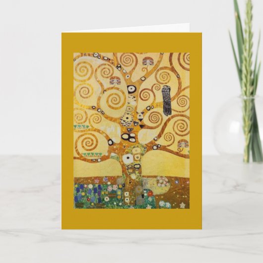 Carte Arbre de Vie par Klimt (Devant)