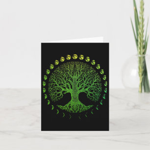 Carte Arbre de vie Phases de la Lune Cadeau - Jour de la