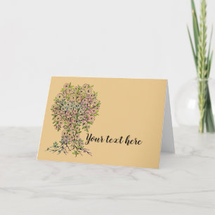Carte Arbre De Vie - Spirales Fruits Feuille 1