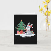 Carte Arbre d'éclairage Noël Lapin Lapin Lapin Lapin Lap (Fleur jaune)