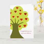 Carte Arbre des coeurs (Fleur jaune)