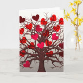 Carte Arbre des Cœurs (Fleur jaune)