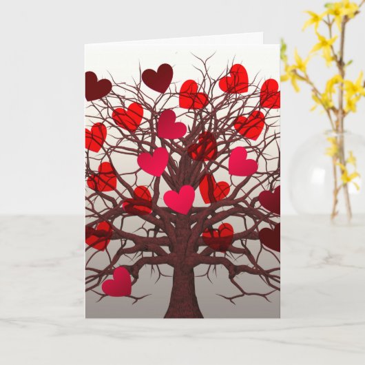 Carte Arbre des Cœurs (Fleur jaune)