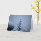 Carte Arbre d'hiver (Fleur jaune)