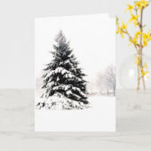 Carte Arbre d'hiver (Fleur jaune)
