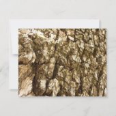 Carte Arbre écorce II Conception texturée naturelle (Devant)