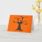 Carte arbre éffrayant (Fleur jaune)