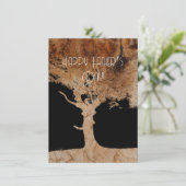 Carte Arbre en bois (Debout devant)