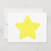 Carte Arbre étoile jaune Joyeux Noël (Dos)