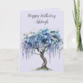 Carte Arbre floral pourpre (Devant)