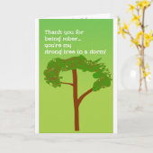 Carte Arbre fort de sobriété (Fleur jaune)