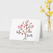 Carte Arbre généalogique (Fleur jaune)