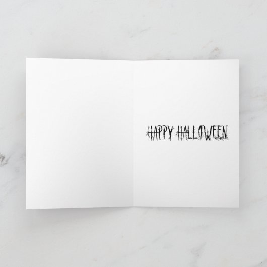 Carte Arbre Halloween (Intérieur)