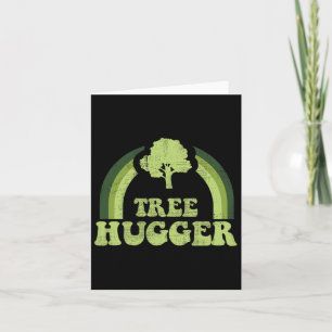 Carte Arbre Hugger Vintage Retro Nature De l'environneme