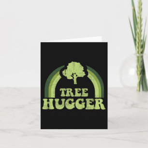 Carte Arbre Hugger Vintage Retro Nature De l'environneme