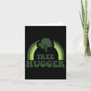 Carte Arbre Hugger Vintage Retro Nature De l'environneme