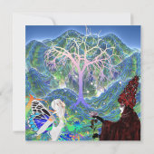 Carte Arbre magique étoile (Dos)