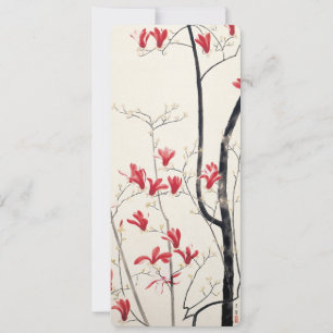 Carte Arbre Magnolia par Kobayashi Kokei, Nature Vintage