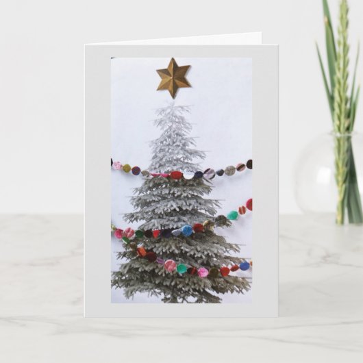 CARTE ***ARBRE MODERNE POUR LES SOUHAITS DE NOËL*** (Devant)