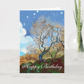 CARTE  ARBRE MONTAGNE (Devant)