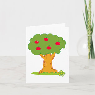 Carte Arbre rouge
