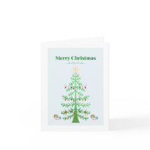 Arbre vert de fête avec lumières de vacances