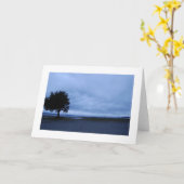 Carte arbre - vide à l'intérieur (Fleur jaune)