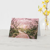 Carte Arbres à fleurs de cerisier (Fleur jaune)