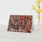 CARTE ARBRES À TOMBER (Fleur jaune)