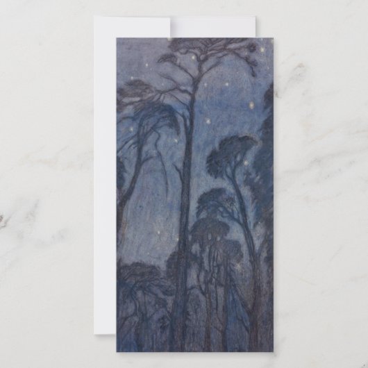 Carte Arbres à Twilight (par Edward Robert Hughes) (Devant)