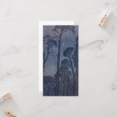 Carte Arbres à Twilight (par Edward Robert Hughes) (Devant/Arrière en situation)