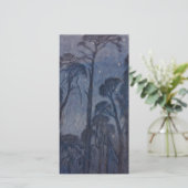 Carte Arbres à Twilight (par Edward Robert Hughes) (Debout devant)