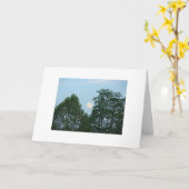 Carte Arbres, citation de motivation (Fleur jaune)