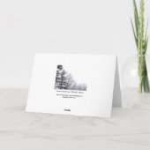 Carte Arbres couverts de neige : Horizontaux (Dos)