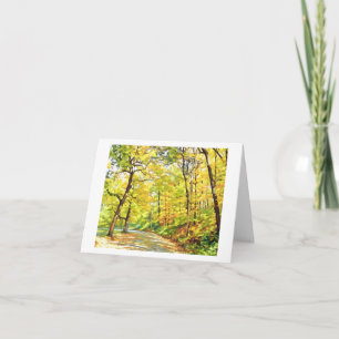 carte ARBRES D'AUTOMNE