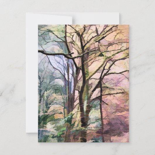 CARTE ARBRES D'AUTOMNE (Devant)