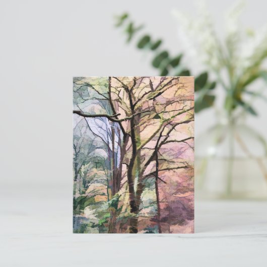 CARTE ARBRES D'AUTOMNE (Debout devant)