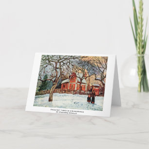 Carte Arbres de châtaigne dans Louveciennes par Pissarro