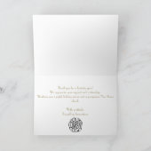 Carte Arbres de Noël stylisés et flocons de neige Entrep (Intérieur)