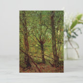 Carte Arbres et sous-bois par Vincent van Gogh (Debout devant)