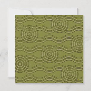 Carte Arbuste d'art autochtone