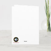 Carte Arbuthnot Crest & Tartan avec Robin Personnalisé (Dos)