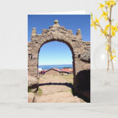 Carte arc de taquile (Fleur jaune)