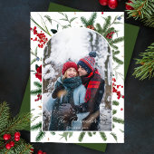 Carte Arc Élégante de vacances photo Couple modern