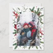 Carte Arc Élégante de vacances photo Couple modern (Devant)